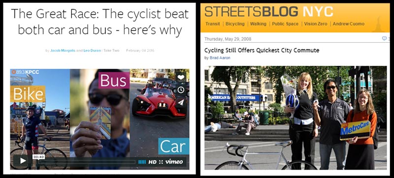 Bikes are faster. Eat shit.